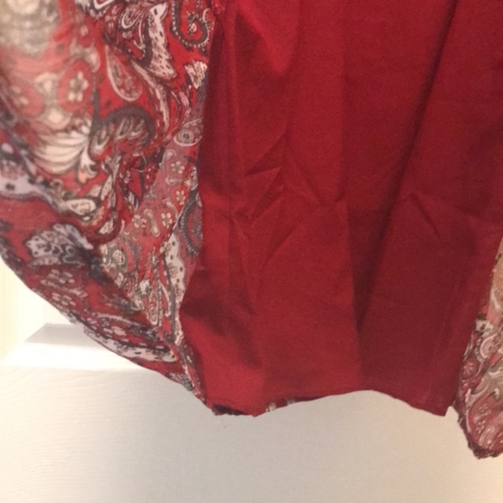 Shimmer Paisley Flounce Dress NWT Size XS - Picture 6 of 6